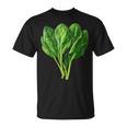 ほうれん草 野菜モチーフ 庭 ほうれん草 Tシャツ