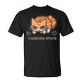 やんのかステップこねこ 茶トラ白ver おもしろ ゆるかわ かわいい ギフト 猫好き Tシャツ