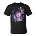アニメ 漫画 美少女 Tシャツ