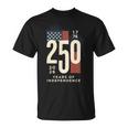 アメリカ250周年記念 愛国心が強い7月4日 250年 長袖tシャツ Tシャツ