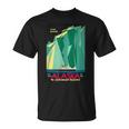 アラスカ 広告 ビンテージ レトロ ポスター Tシャツ