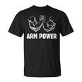 アームパワー アームレスリング ファニー アームレスリング アームレスラー Tシャツ