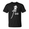 イカ『たこ 凧』ゆるくて かわいい 面白 動物 ギャグ ジョーク ダジャレ お笑い 長袖tシャツ Tシャツ