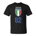 イタリア 1982 ワールドカップ サッカー ヴィンテージ クレスト グラフィック Tシャツ