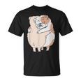 イングリッシュブルドッグハグ Tシャツ