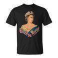 エリザベス女王2世 イギリスの王冠 マジェスティ エリザベス女王 Tシャツ