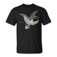 オウム 恐竜 影 テロダクティル オカメインコ Tシャツ