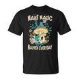 カエルとキノコ。毎日魔法を起こしましょう。 Tシャツ