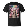 カップケーキの森の猫 Tシャツ
