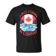 カナダでの釣り 長袖tシャツ Tシャツ