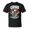 カニアレルギー Crab Allergy Community Tシャツ