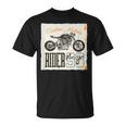 カフェレーサー カスタム バイク おしゃれ オートバイ ライダー イラスト Tシャツ
