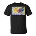 カンディンスキー 抽象芸術 黄色 赤 青 Tシャツ