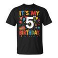 キッズ 5歳の誕生日シャツ男の子キッズ幼児5歳の誕生日男の子 Tシャツ