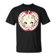 キューピー 赤ちゃん りんご 水玉 長袖tシャツ Tシャツ