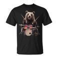 クマの演奏 ドラム リアル Tシャツ
