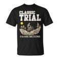 クラシック トライアル 0 マーク セクション オートバイ 歴史的 モータースポーツ Tシャツ