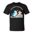 クレヨンしんちゃん ひまわりとシロ 釣りごっこ Tシャツ