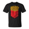 クールなフライドポテトポケットノベルティグラフィックtシャツ&クールデザイン Tシャツ