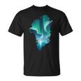 グリーンランド オーロラ ヌーク 北極 オーロラ シーン バケーション Tシャツ