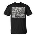ゴシック オカルト 悪魔 ホラー ウッドカット Tシャツ