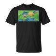 ゴッホ カエル 星月夜 動物 アート 自然 恋人 絵画 Tシャツ