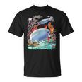 サカバンバスピス フィッシュミーム 怪獣 Tシャツ
