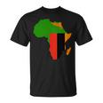 ザンビア国旗 アフリカ 大陸 シルエット ザンビアンへのギフト 長袖tシャツ Tシャツ