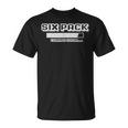 シックスパック 腹筋tシャツ、面白い6パック 腹筋tシャツ Tシャツ
