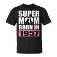 スーパー・ママ 1957年生まれ ママ 誕生日 1957年 誕生日 1957年 Tシャツ