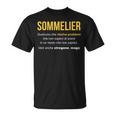ソムリエ定義 Tシャツ
