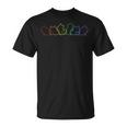 チンチラ Lgbt レインボー ロングテール チンチラ Tシャツ