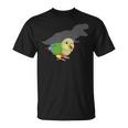 ティーレックス コニュア シャドウオウム パイナップル コニュア ペット 鳥 恋人 Tシャツ