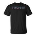 テクノ音楽ミニマリストデザイン Edm Festival Techno Clothing Tシャツ