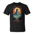 デビルズ タワー モニュメント ワイオミング Tシャツ