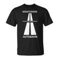 ドイツでの楽しい高速運転のためのクラフトワークアウトバーン 長袖tシャツ Tシャツ