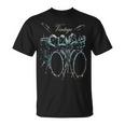 ドラムビンテージドラマードラムセットデザイン Tシャツ