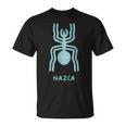 ナスカ ライン ペルーの地上絵モンキー宇宙飛行士クモ レトロ Tシャツ