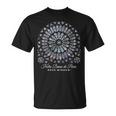 ノートルダム大聖堂 ローズウィンドウ Tシャツ