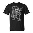 ハロウィン 面白い ミイラ恐竜 Tシャツ