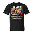 ハロー5年生 長い間第4回楽しい卒業式 学校へ戻る Tシャツ