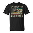 ハンティングバック鹿またはヘラジカ 2005 ヴィンテージハンター Tシャツ
