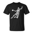 ハンドボール選手男子キッズ男子 Tシャツ