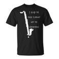 バスクラリネット 長袖tシャツ Tシャツ