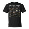 バンドクラス用楽器シャツの種類 Tシャツ