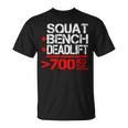 パワーリフティング700kgクラブメンブ Powerlifting 700 Kg Club Member Tシャツ