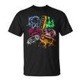 ビデオゲームコンソール コントローラー レトロ 80年代 90年代 アーケードゲーマー Tシャツ