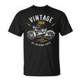 ビンテージ 1964 モーターサイクル バイカー 60歳の誕生日 Tシャツ