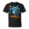 ビンテージロボットアート ゴッホ おもちゃ ロボットビルダー ロボティクス 長袖tシャツ Tシャツ