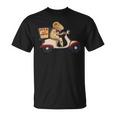 ピザデリバリースクーター イタリア料理 レディース メンズ Tシャツ